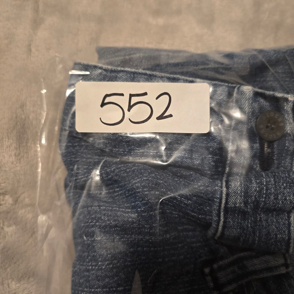 Riders by Lee Womens Stretch Wide Leg Crop Jeans Size 18M W38267E Medium Wash - Picture 7 of 7